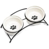 Juvale Ceramic Pet Bowl Set for Cats and Dogs (3 Pieces)