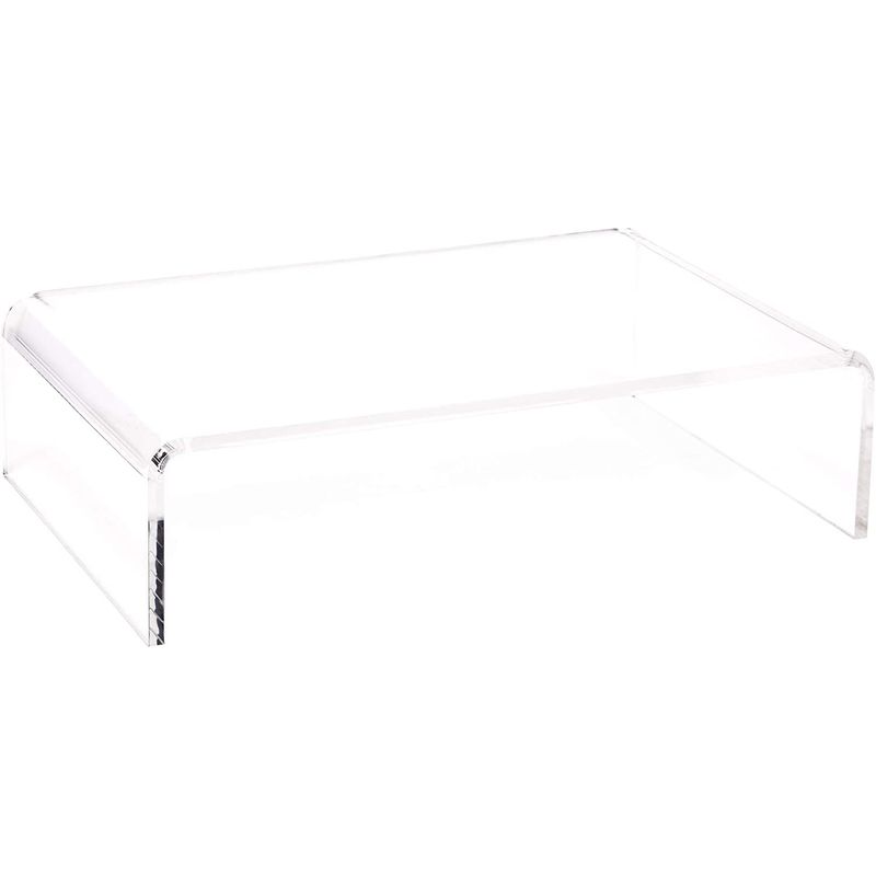  sherlung 2 Pack Acrylic Risers Display Stand， 3 Tier