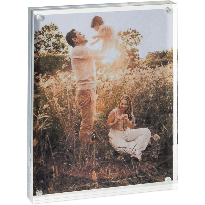 Juvale Magnetic Acrylic Photo Frame (6 x 8 Inches)