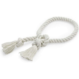 Juvale White Rope Curtain Tiebacks, Holdbacks for Drapes (29 in, 2 Pairs)