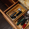 Bamboo Drawer Organizer Storage Box (9 x 6 x 2.5 Inches)