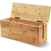 Bamboo Cable Management Box Large, Covers and Hides Cords (15.75 x 5.5 x 6.5 in)
