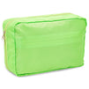 Travel Cosmetic Bag Toiletry Organizer, Neon Green (9.75 x 6.25 In)