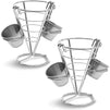 French Fry Holder, Finger Food Cones (2 Pack)