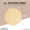 Air Fryer Liners, Unbleached Parchment Paper Rounds (8 In, 200 Pack)