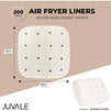 Air Fryer Liners, White Parchment Paper (8.5 x 8.5 In, 200 Pack)