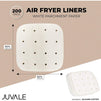 Air Fryer Liners, White Parchment Paper (6.5 x 6.5 In, 200 Pack)