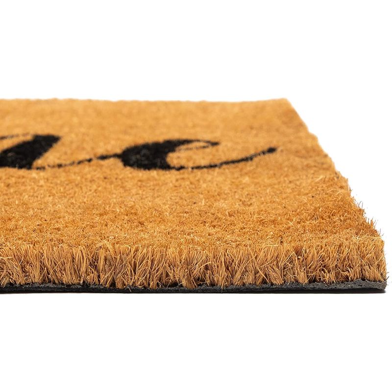 Natural Coir Doormat, Welcome Mat for Front Door (30 x 17 In)