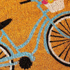 Natural Coir Doormat, Bicycle Welcome Mat (30 x 17 Inches)