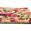 Natural Coir Welcome Mat with Flowers, Floral Hello Doormat (30 x 17 In)