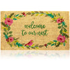 Natural Coir Doormat, Welcome to Our Nest Mat (30 x 17 in)