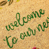 Natural Coir Doormat, Welcome to Our Nest Mat (30 x 17 in)