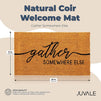 Welcome Door Mat, Gather Somewhere Else (30 x 17 in)