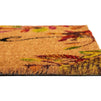 Natural Coir Welcome Door Mat, Autumn Leaves (30 x 17 Inches)