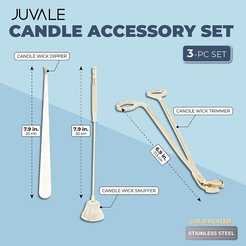 Candle Accessory Set, Candle Wick Trimmer, Candle Wick Cutter