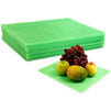 Foam Fridge Liners, Refrigerator Organizer Mats (Green, 15 x 12 In, 12 Pack)