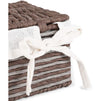 Juvale Woven Rectangular Tissue Box, Farmhouse Decor (Brown, 10 x 5.5 x 4 in)