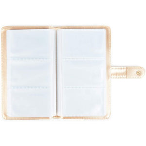 Gold Business Card Holder, Holds 120 Cards (4.5 x 7.9 in, 2 Pack)