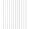 12 Pack Plastic Dowel Rods for DIY Projects, Clear Acrylic Sticks for Party Decorations (0.25x12")