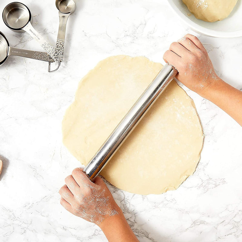 Stainless Steel Rolling Pin for Baking Tool & Kitchen Accessories1 15.6 x 1.2 in.