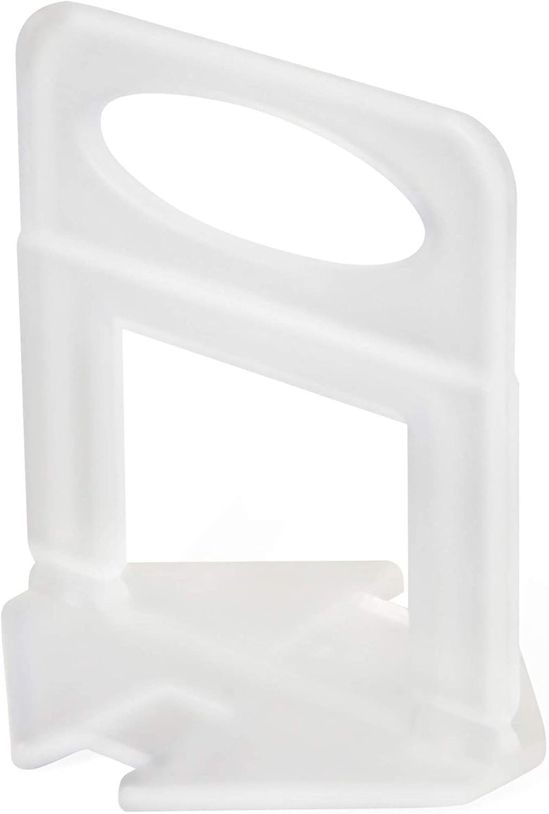 Reusable Tile Leveling System Clips (1/32 in, White, Plastic, 400 Pack)