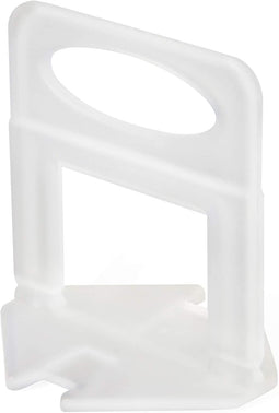 Reusable Tile Leveling System Clips (1/16 in, White, Plastic, 400 Pack)