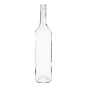 6 Pack Empty Wine Bottles for Kitchen Counter, Home Decor, Crafts, Clear Transparent Glass Bottles for Bar Accessories (750ml, 12.75 In)