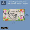 Juvale Magnetic Vent Cover with Christian Verses (3 Pack) 3 Designs, 15 x 8 Inches