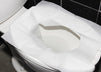 Paper Toilet Seat Covers - Travel Size -Disposable - Perfect for Purses and Handbags - White - 100 Count Covers - 16" x 14"