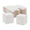 White Party Favor Boxes for Bridal Shower Gift, Holidays, Birthday (3x3x3 In, 100 Pack)