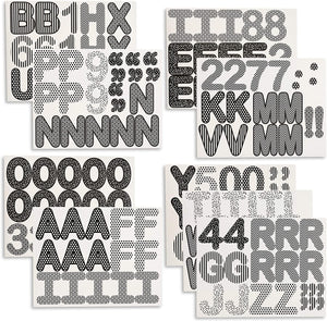 Juvale Bulletin Board Alphabet Letters and Numbers (144 Count)