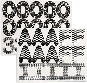 Juvale Bulletin Board Alphabet Letters and Numbers (144 Count)