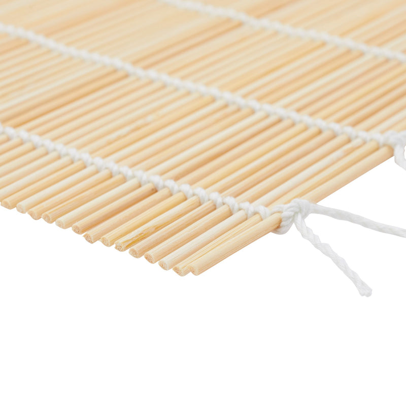 12 Pack Bamboo Sushi Rolling Mat Bulk for Making Sushi and Japanese Restaurants (9.5 x 9.5 in)