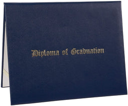 Juvale Diploma Cover, Certificate Holders (Navy Blue, 11.5 x 9 in)