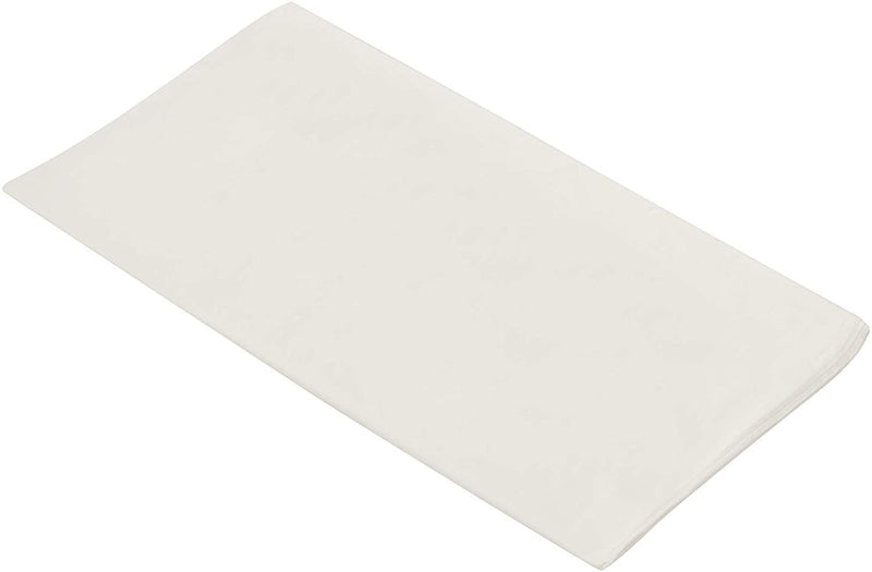12 Pack White Plastic Tablecloth, 54 x 108 inch Rectangular Disposable Plain Table Cloths Covers, Fits up to 8-Foot Buffet Banquets or Picnic Tables, Party Decoration Supplies