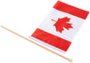 12-Piece Canada Stick Flags - Canadian Hand-Held Flags, Polyester Country Stick Flag Banners, Decorations for Parties, Parades, Sports Events, and International Festivals- 5.5 X 8.3 inches