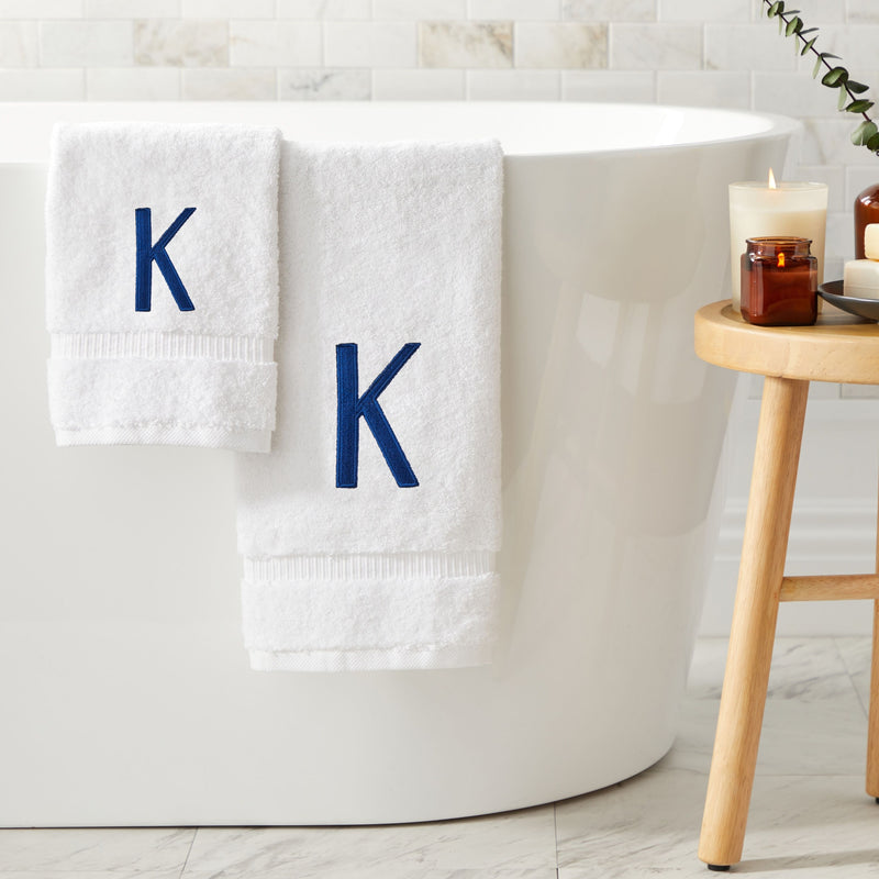 Monogram discount towel set