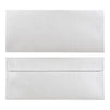 50 Pack #10 Silver Business Envelopes - Value Pack Square Flap Envelopes - 4 1/8 x 9 1/2 Inches - 50 Count, Silver