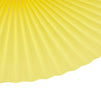 24 Pack Yellow Round Folding Handheld Paper Fans for Birthday Wedding Party Favor