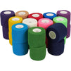 24 Pack Self Adhesive Bandage Wrap, Cohesive Medical Tape, 12 Colors (2 in x 5 Yards)
