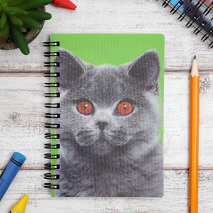 Cat Softcover Notebooks with 3D Effect (3.7 x 5.3 in, 8 Pack)