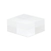 Clear Acrylic Blocks, Small Pedestal Riser for Display Stands (1x2x2 In, 2 Pack)