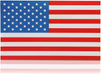 American Flag Vinyl Decal for Car, Reflective Sticker Pack (5 x 3 in, 8 Pack)