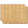 Newspaper Wrapping Paper for Men's Birthday Gifts, 12 Printed Sheets (27 x 19 In)