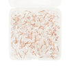 300 count Cute Decorative Clear Push Pins for Cork Bulletin Boards, Rose Gold Thumb Tacks for Wall Hangings, 1/3 in.