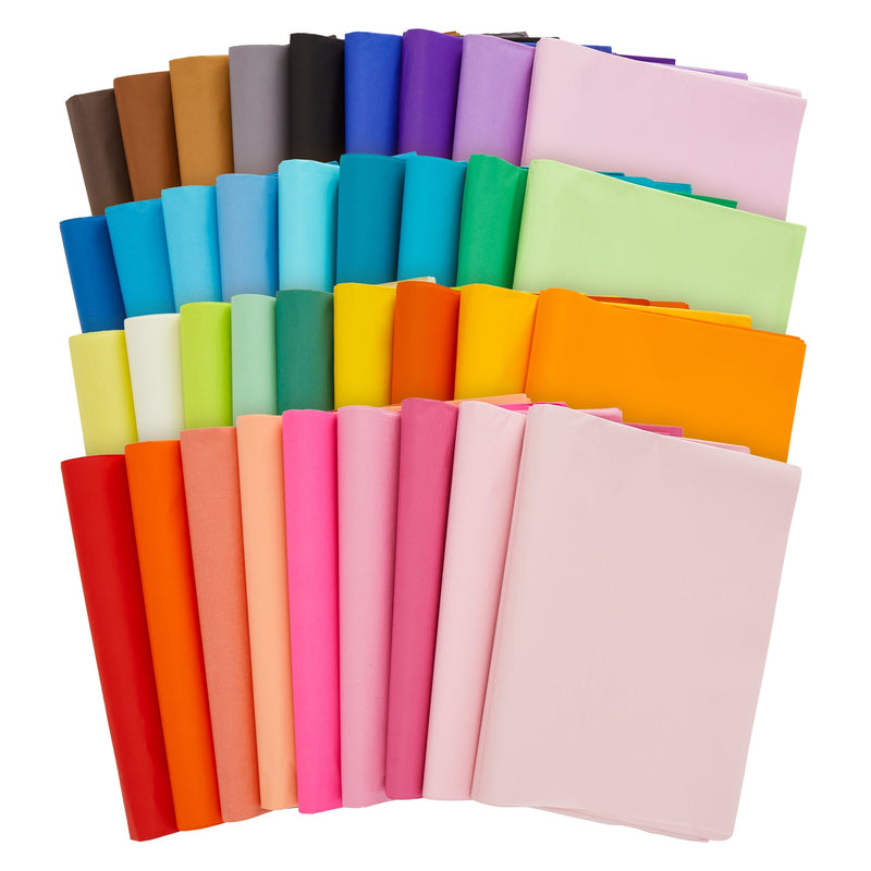 Pack of 40 Assorted Rainbow Coloured Tissue Paper Gift Wrapping -  Stationery Wholesale