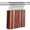16 Pack Cedar Hangers for Closet Storage, Cedarwood Scented Hanging Blocks for Clothes (1.8 x 0.4 x 6.5 In)