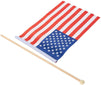Juvale Small American Flags on Stick, Handheld Flag (11.8 in, 12-Pack)