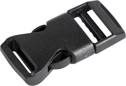 Quick Release Buckles - 100-Pack Side Release Buckles, Adjustable Buckles, Contoured Buckles, Perfect for Backpack, Accessory, DIY, Art Craft, Buckle Replacement, Black, 0.625 Inches