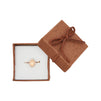 Jewelry Gift Box Set with Bow for Rings, Necklaces, and Bracelets (Brown, 12 Pack)